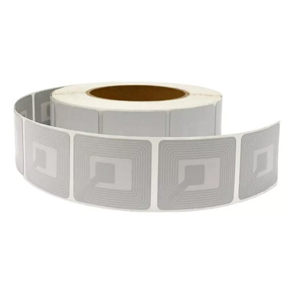 ETIQUETA RF 4X4CM BLANCA ROLLO X1000