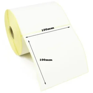Rollo Etiquetas Térmicas 100x100 mm X500u. Zebra/Honey/TSC