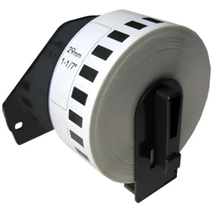 Cinta Continua Brother Dk2210 29mm X30.4mts C/ Eje Incluido Negro